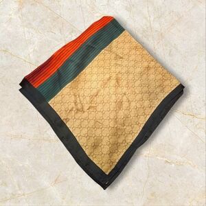 Elegant Multicolor Silk Scarf
